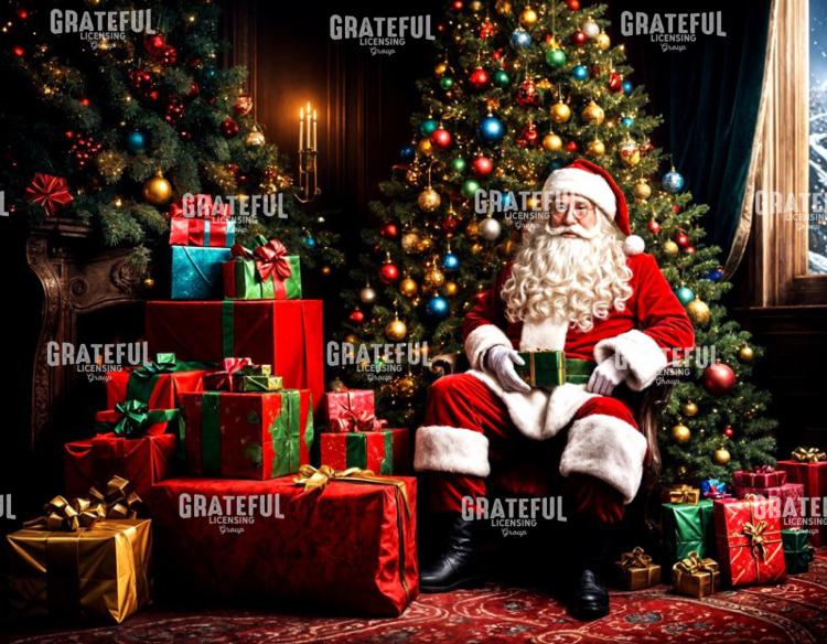 Santa With Presents