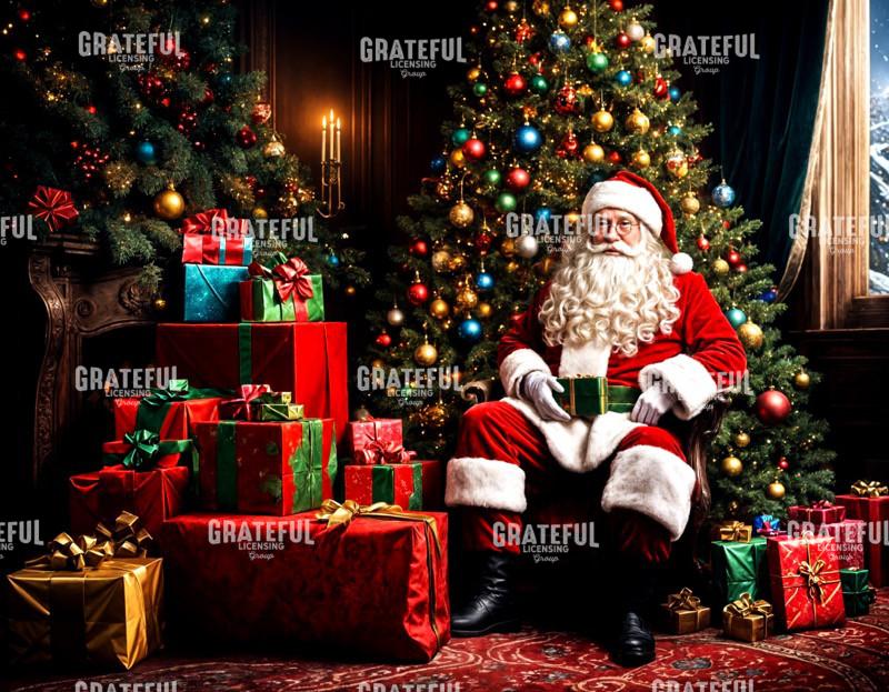 Santa With Presents