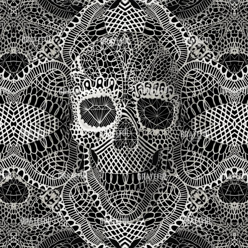 Lace Skull