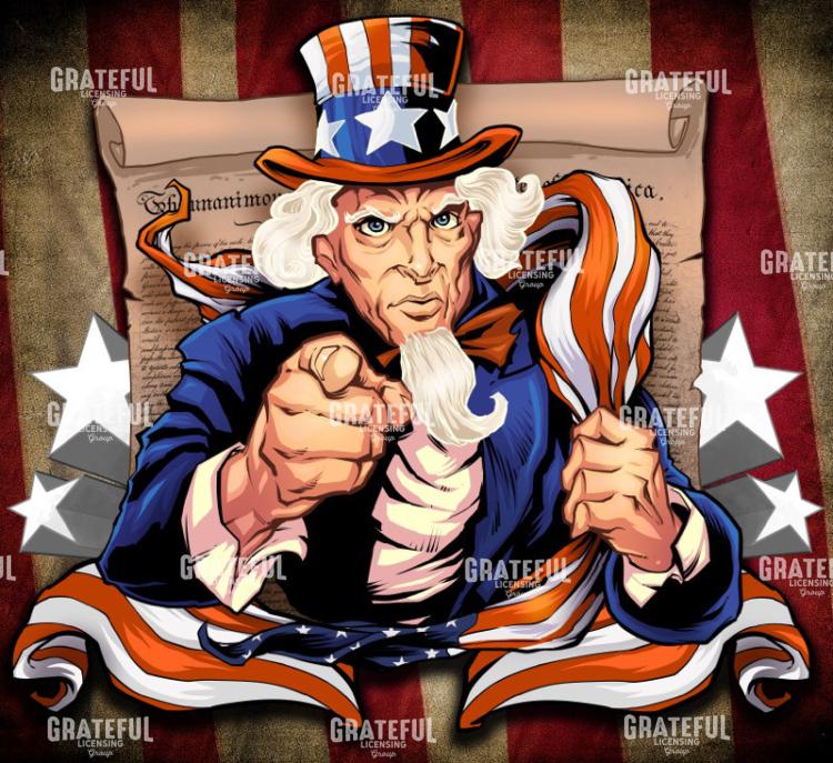Uncle Sam Patriot Character