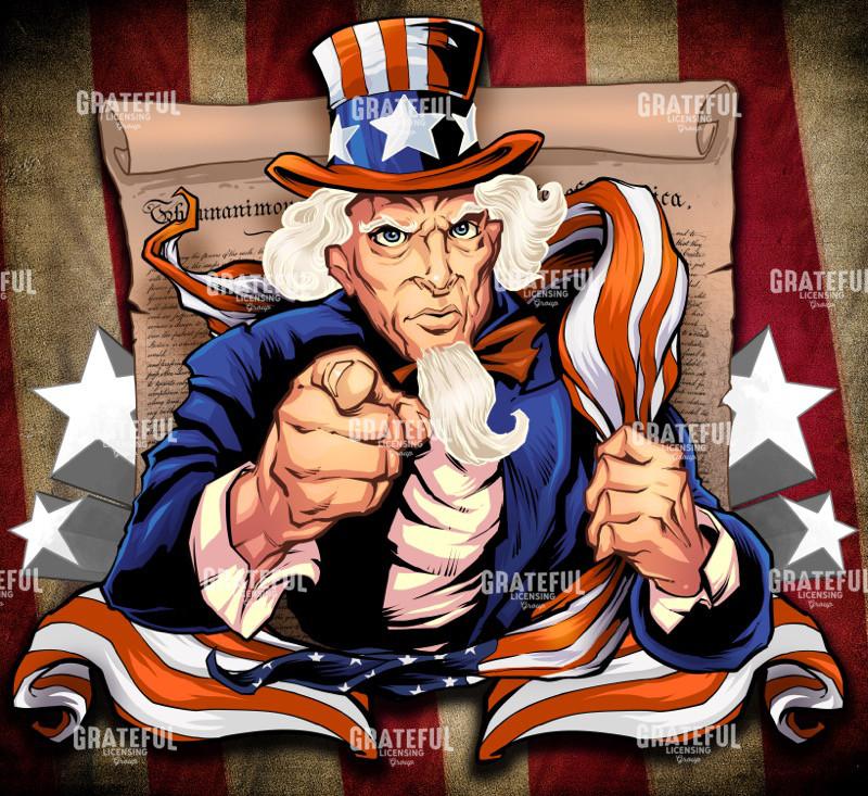 Uncle Sam Patriot Character