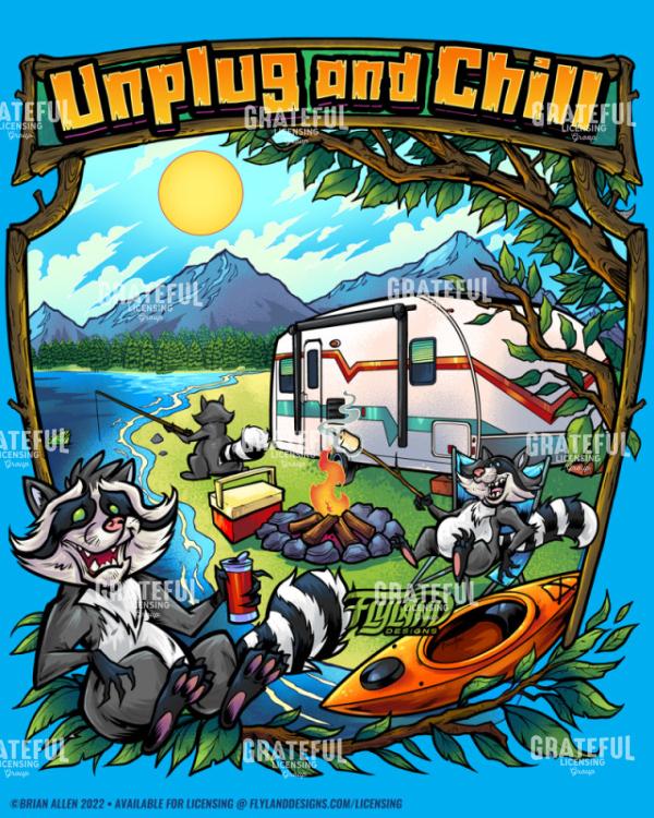 Camping Raccoons