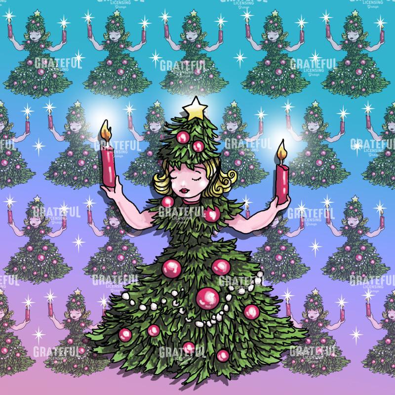 Christmas Tree Girl