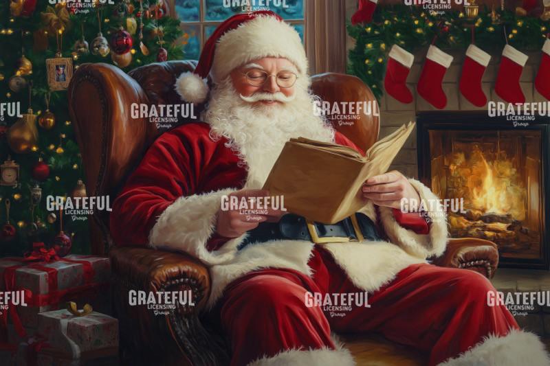 By The Fire With Santa