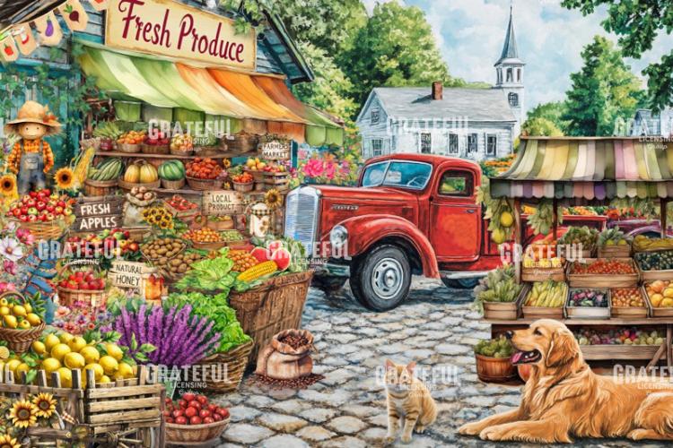 Farmers Market - Red Truck