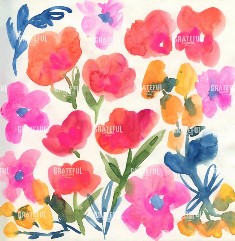 Loose Watercolor Blooms 23