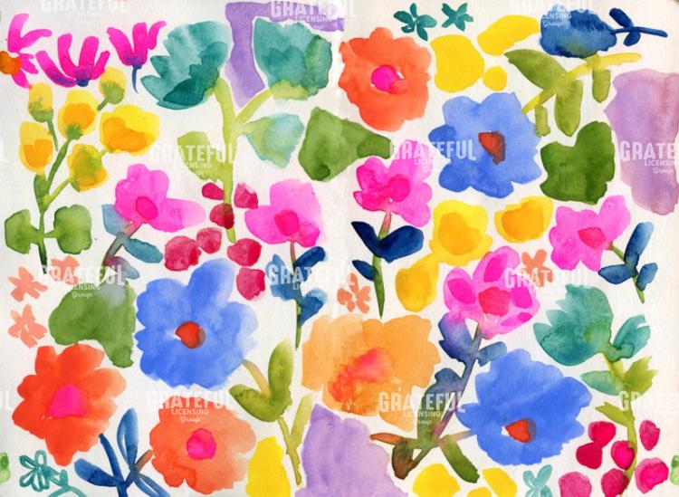 Watercolor Flowers 6