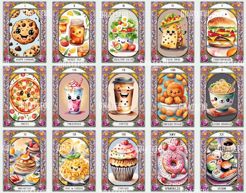 Comfort Food Tarot Deck Poster Art