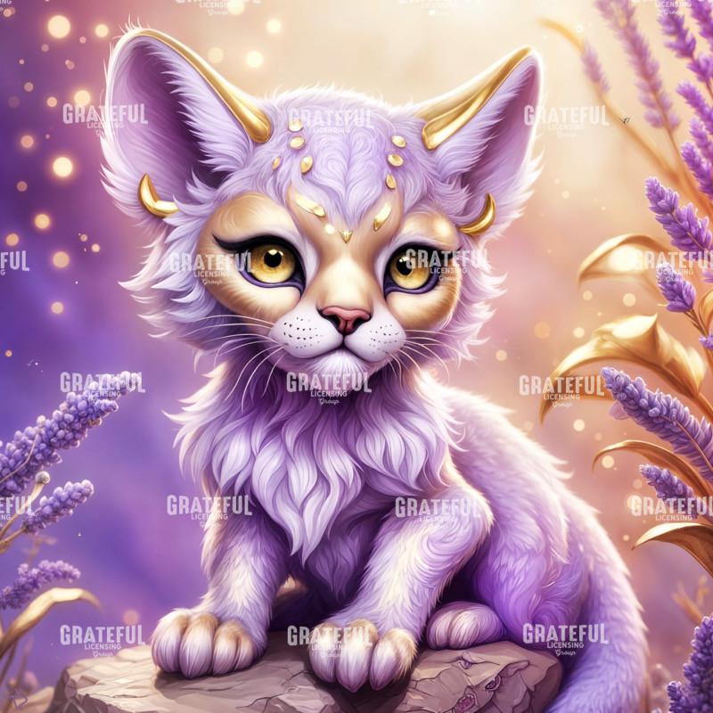 Lavender Lion Cub