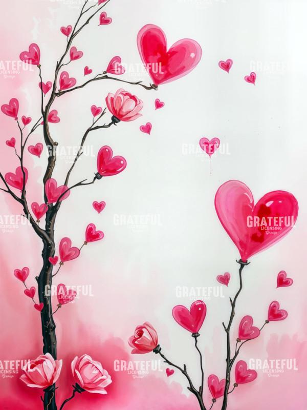 Hearts Grow On Trees Valentine