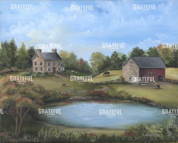 Farm with Pond
