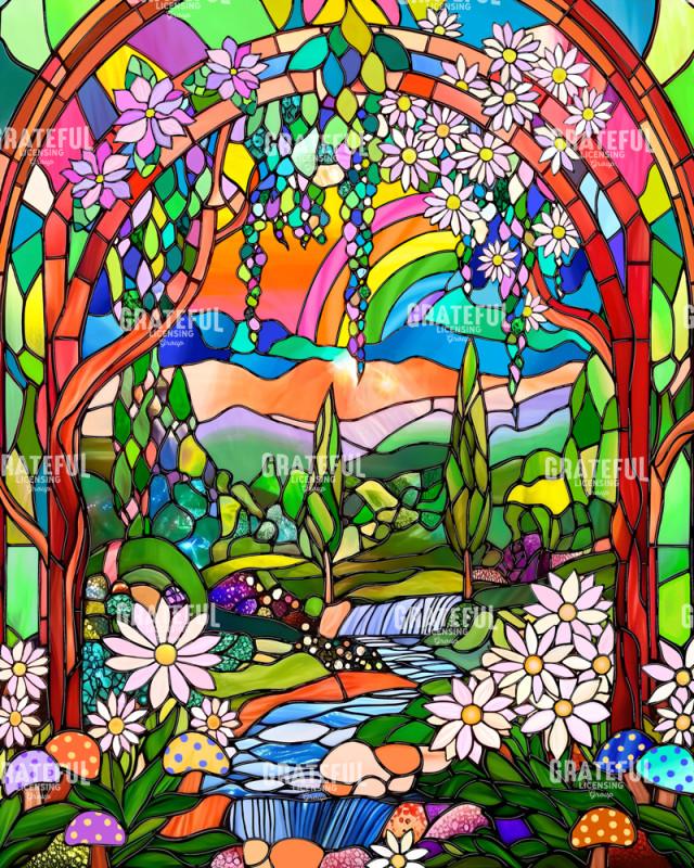 Stained Glass Landscape