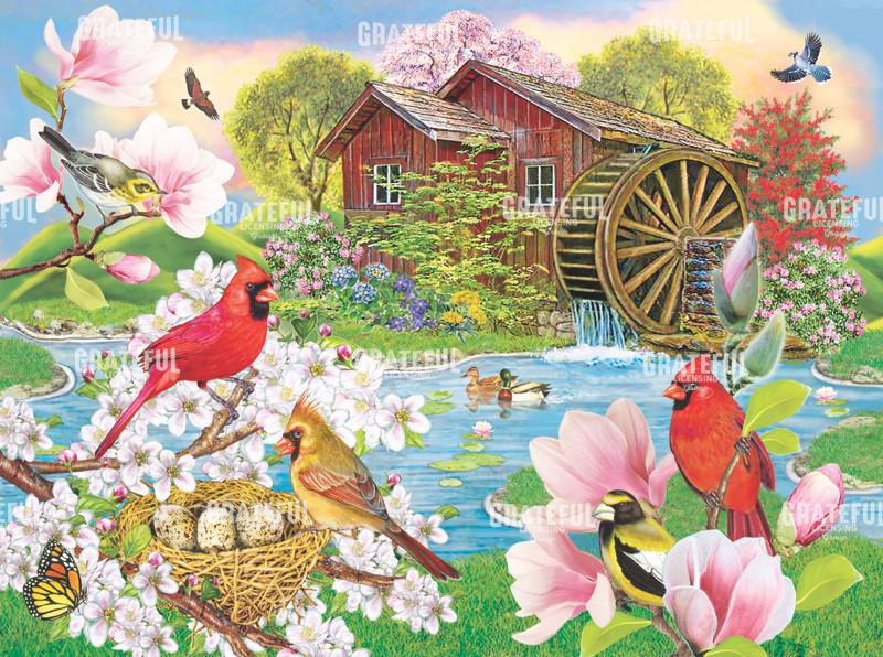 Spring At The Mill Pond