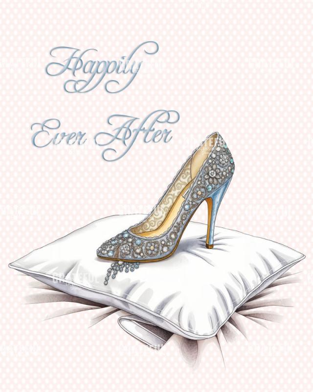 Fairytale Shoe on Pillow