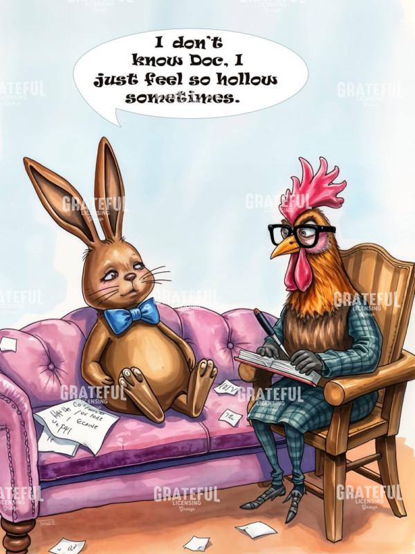 Chocolate Easter Bunny Therapy