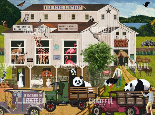 Two Pandas Meet and Greet