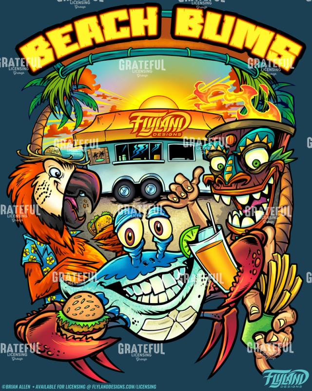 Beach Bums at the Food Truck