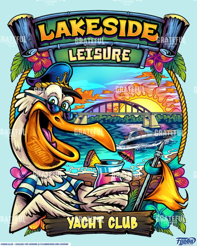 Pelican Captain on the Lake