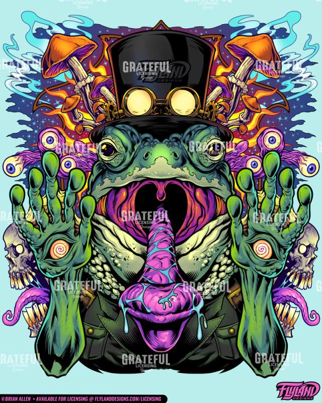 Psychedelic Frog