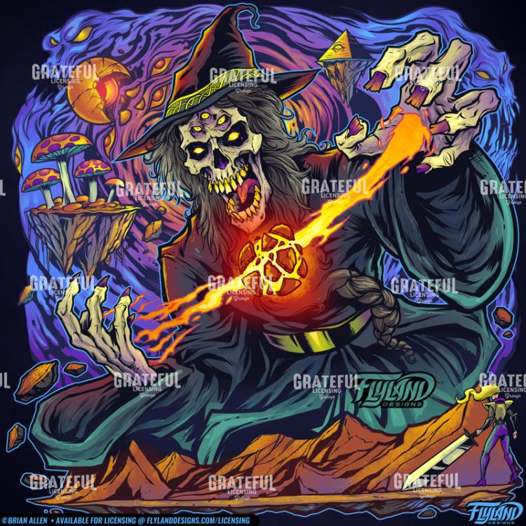 Space Wizard Skull