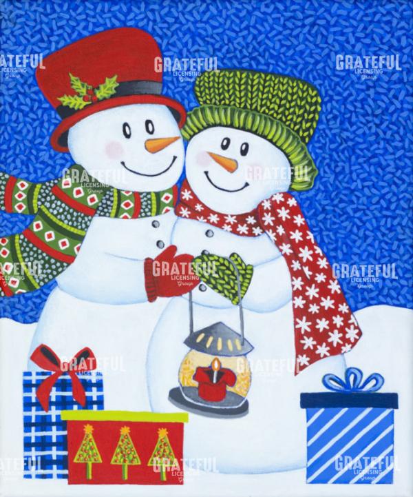 Snowman Christmas Love