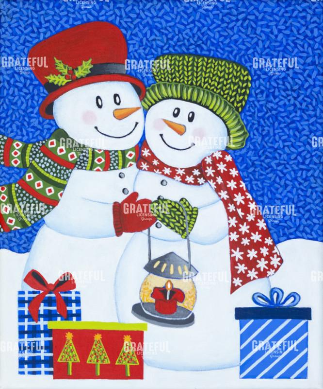 Snowman Christmas Love