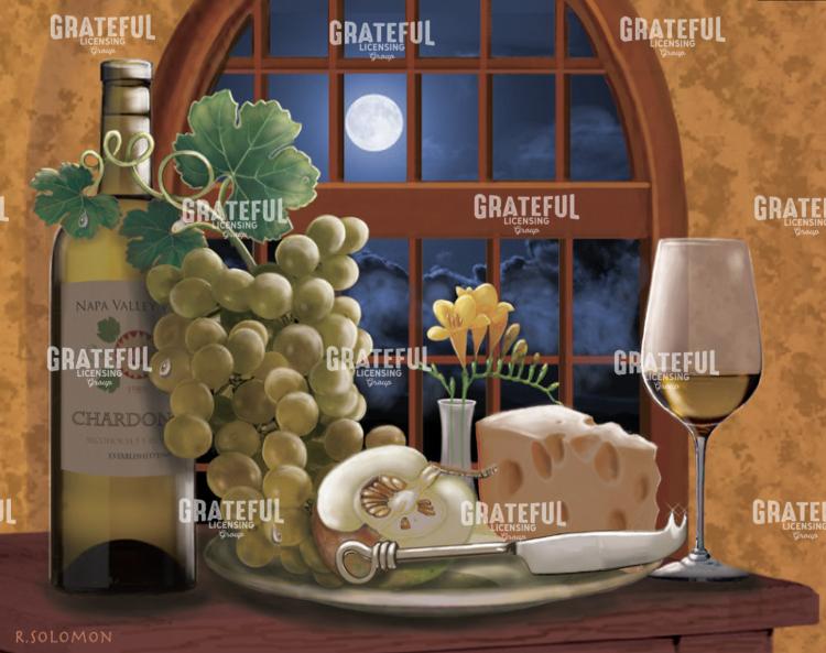Chardonnay in Moonlight