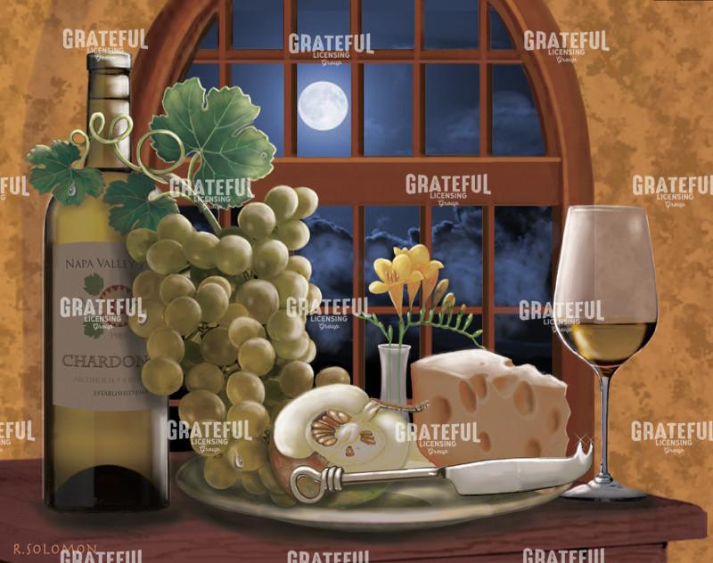 Chardonnay in Moonlight