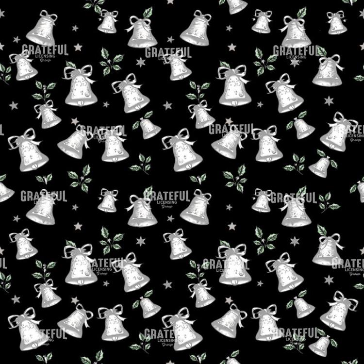 Silver Bells on Black
