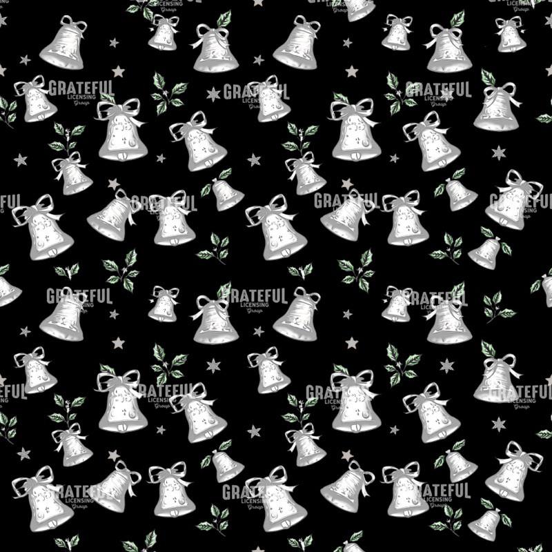Silver Bells on Black