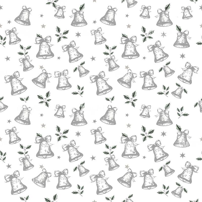 Silver Bells Holiday Pattern