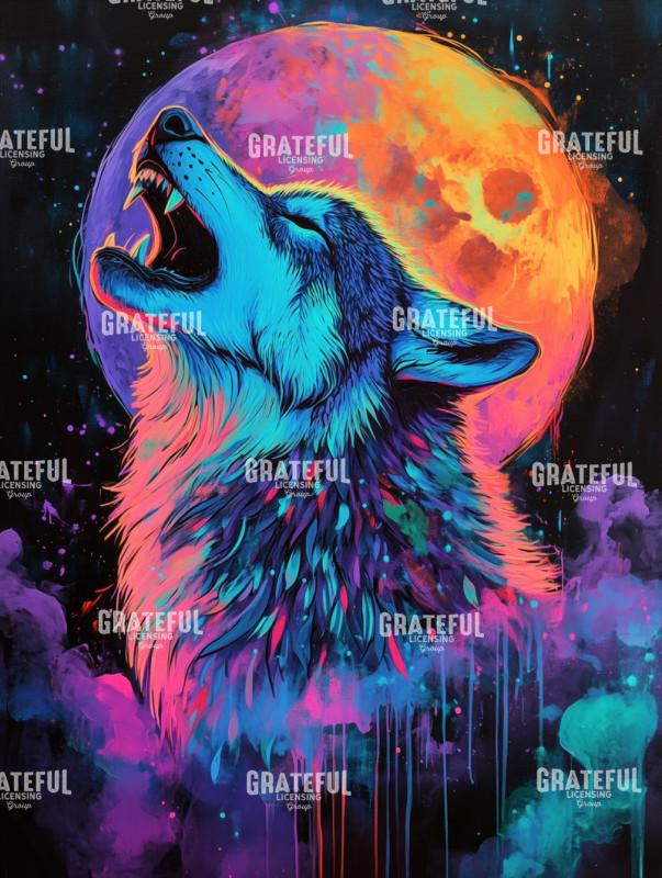 Howling at the Moon Graffiti Spray