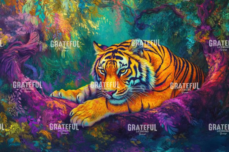 Twisted Jungle Tiger Relaxing