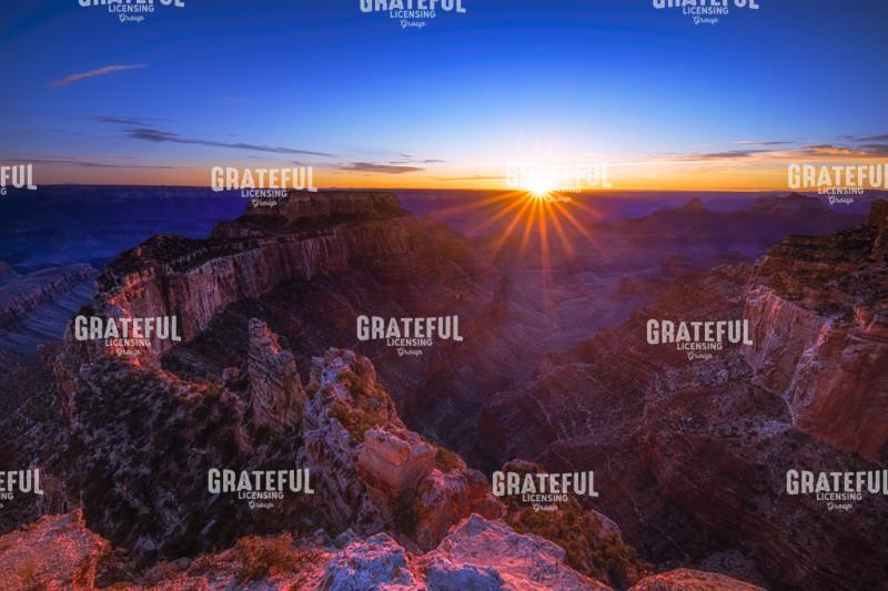 Sunset Over Wotans Throne