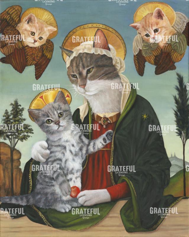 Madonna And Kitten