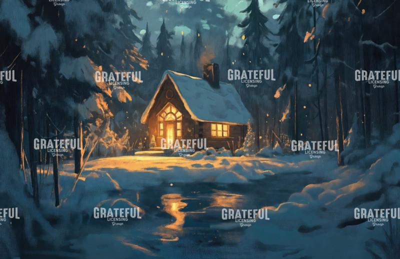 Ice Covered Cozy Cottage 3
