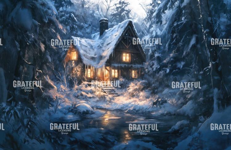 Ice Covered Cozy Cottage