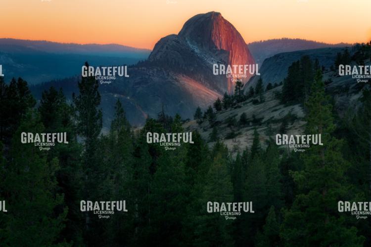 Half Dome Aglow