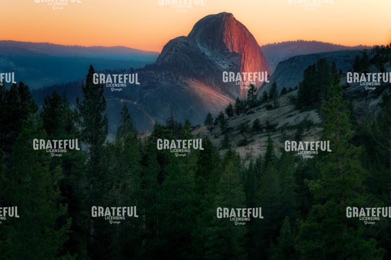 Half Dome Aglow