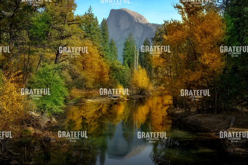 Half Dome and the Merced