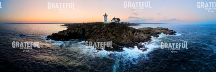 Twilight at Cape Neddick
