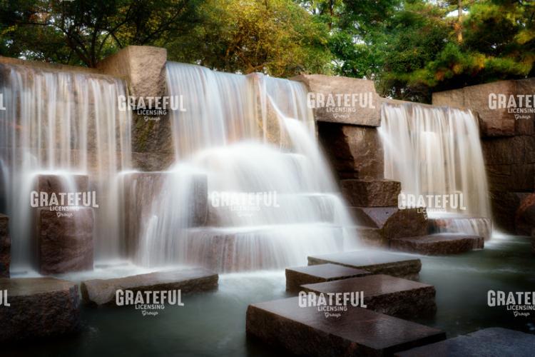 Waterfall at the FDR Memorial