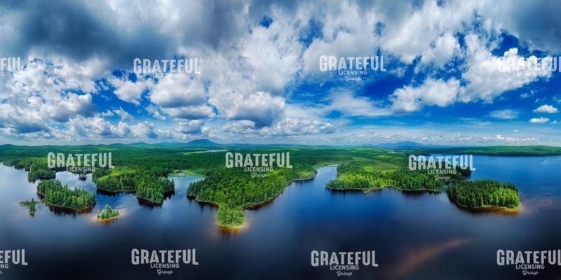 Summer Skies Over Northern Maine