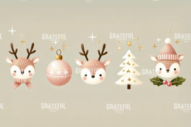 Reindeers and Ornaments