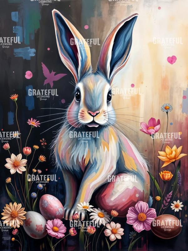 Pink Easter Bunny Oil Painting.jpg