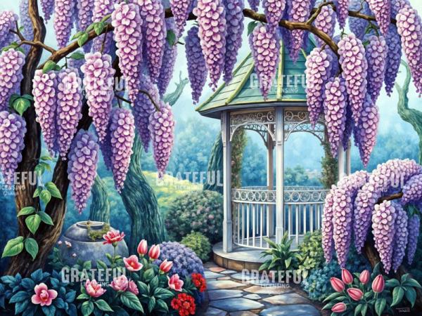 Gazebo Under The Wisteria