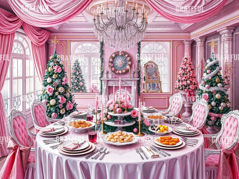Christmas Feast in Pink