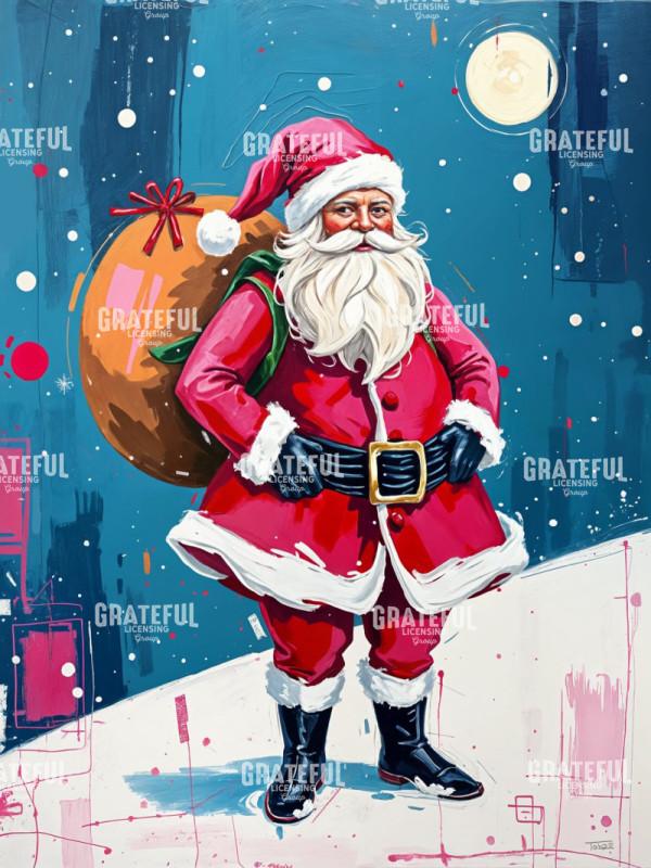 Santa With Bag