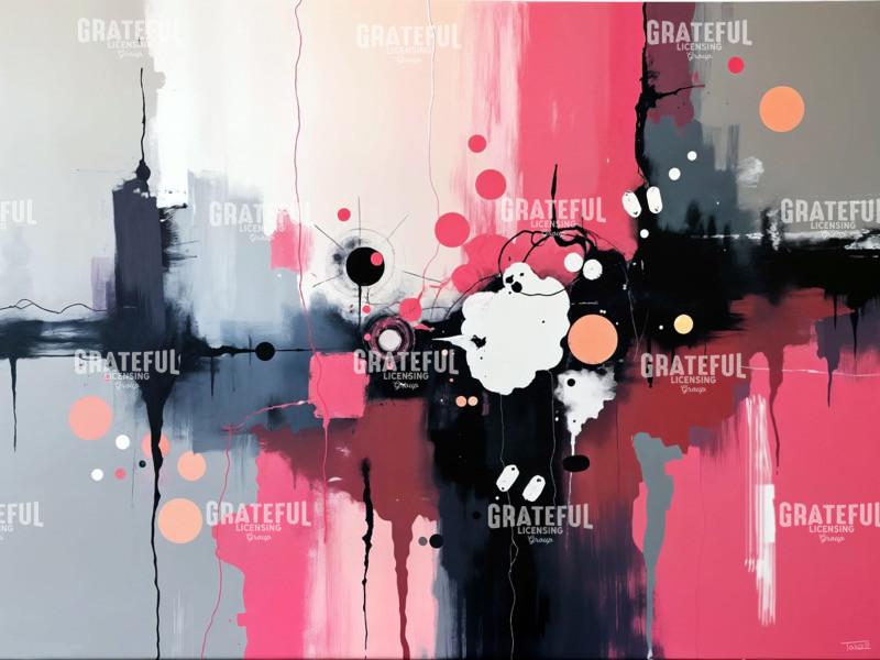 Abstract Pink and Gray