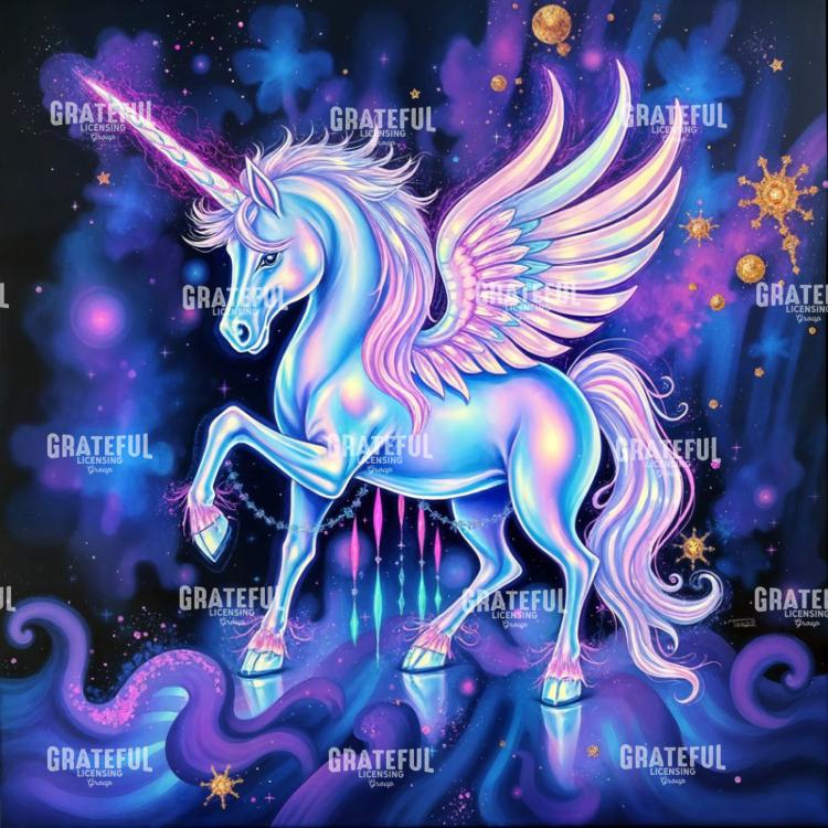 Cosmic Dancer Winged Unicorn